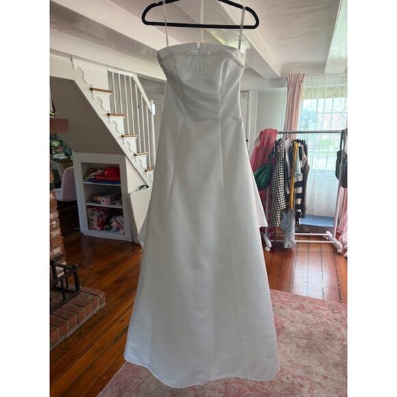 MICHAELANGELO WEDDING DRESS SIZE 6 - Picture 2 of 4